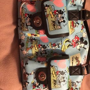 Mickey and Minnie Mouse purse
